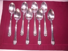 Set of 8 Oval Place/Soup Spoons Hampton ODYSSEY stainless flatware 7 3/4 GB2