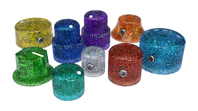 Xentric Guitars - METAL FLAKE Series Resin Guitar Knobs