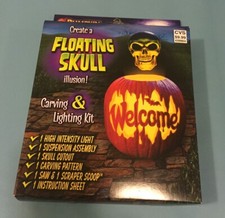 Pumpkin Masters Create a Floating Skull Illus...