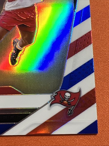 Chris Braswell Rookie RC 2024 Panini Prizm RED WHITE BLUE PRIZM #320 Bucs - Afbeelding 3 van 6