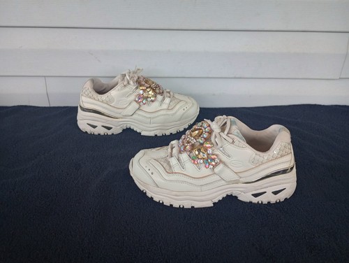 Skechers Premium Heritage Jeweled Sneaker Shoes 8