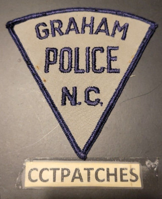 GRAHAM, NORTH CAROLINA POLICE SHOULDER PATCH NC | eBay