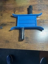 Carey’s Kite Line Winder  Blue with Black Handles