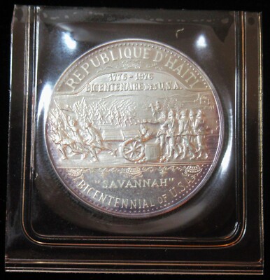 1974年　ハイチ　25グルード銀貨 1974年 ハイチ 25グルード銀貨 1974年 ハイチ 25グルード銀貨 ハイチ