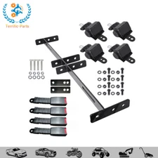 4 Retractable Seat Belts and Bracket Kit fit for EZGO Yamaha Club Car Golf Cart