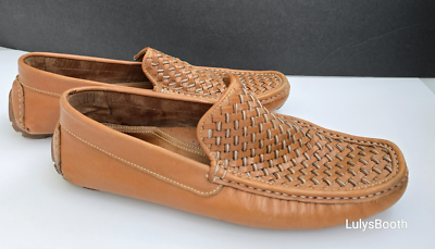 Donald J. Pliner Men Damiano Woven Moc Toe driver Loafer 