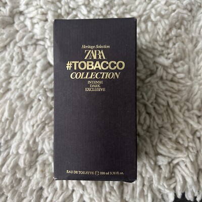 ZARA TOBACCO COLLECTION Intense Dark Exclusive 3.38 oz (100 ml) EDT NEW &  SEALED