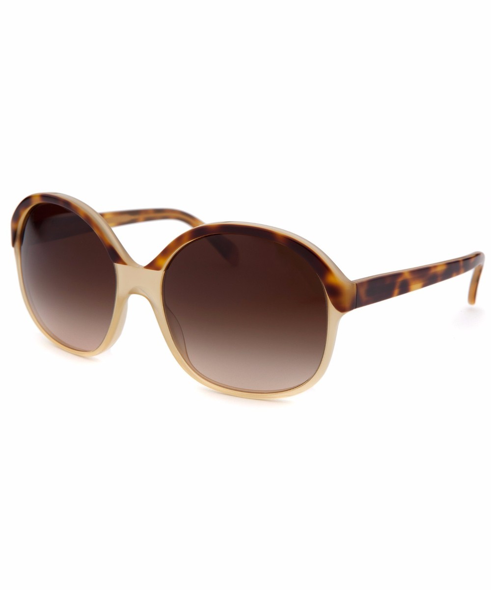 Oliver Peoples Tortoise Gradient Sunglasses Oliver Peoples Ms. Oliver with Tuscany Tortoise frame and G  main image 3