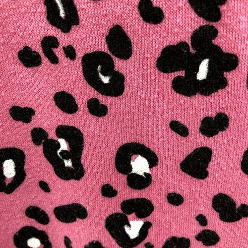 Champion Girls XL (16) Hoodie Pink Leopard Print Sweatshirt Logo Pullover - Picture 5 of 9