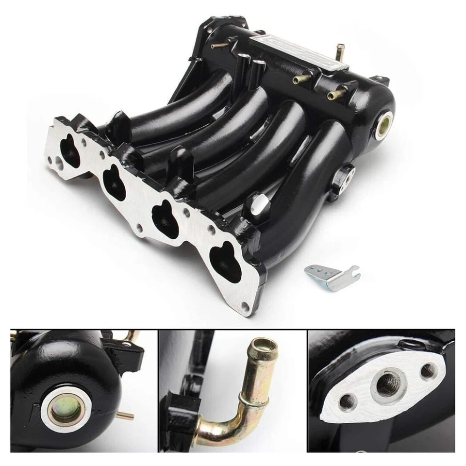 Coletor de admissão + corpo do acelerador para 88-00 Honda Civic CRX Del Sol D15 D16 D Series - Imagem 4 de 4