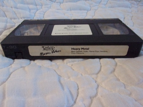 HEAVY METAL VHS RSVP MUSIC VIDEO OZZY OSBOURNE BLACK SABBATH MAMAS BOYS BULLET - Picture 10 of 10