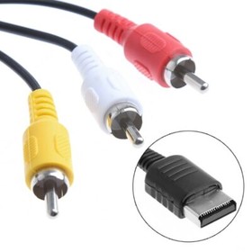 1.8m AV RCA Composite Cinch Cable for Sega Dreamcast Console