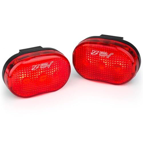 BV Bike 3 LED Safety Lights, Flash Rear Light, Bicycle  Assorted Styles 
