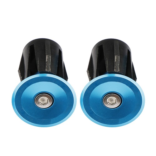 2x Fahrrad Rennrad Fahrradgriffe Lenkerstopfen Endstopfen Aluminium Endkappen - Bild 12 von 16