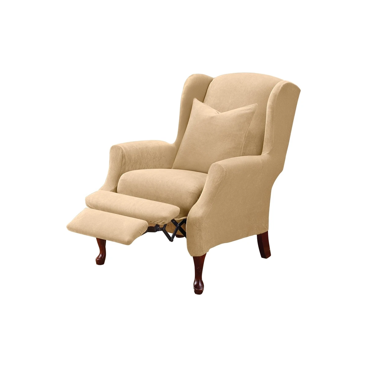 Wingback box cushion slipcover sale