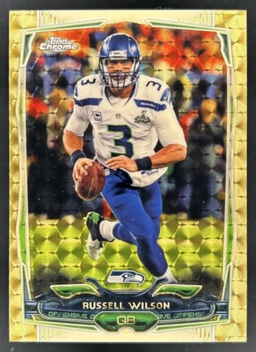 2014 Topps Chrome Russell Wilson Refractor Superfractors #1/1 Seahawks