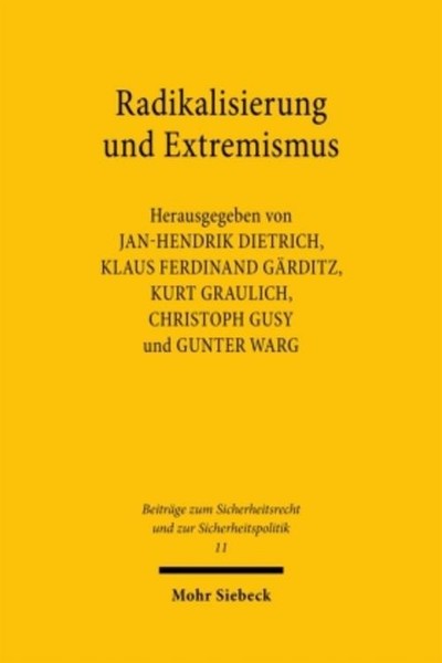 Christoph Gusy / Radikalisierung Und Extremismus9783161625930-image