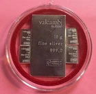 VALCAMBI SUISSE CombiBar (14) grams .999 FINE SILVER•10g x 1 & 1g x 4= 14g⭐️