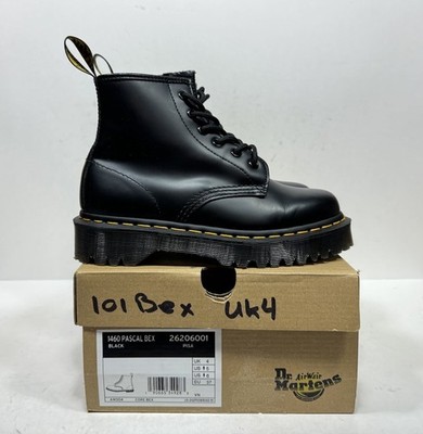 Doc Dr. Martens 101 Bex Black Leather Ankle Boot Women s Size 6 Shoes