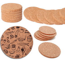 Korkuntersetzer Kork Untersetzer Rund Glasuntersetzer Korkdeckel versch. Größen