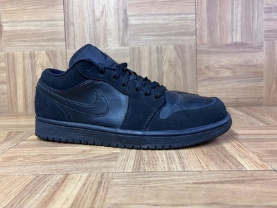 Sz 9.5 Nike Air Jordan 1 Triple Black 553558-025 2016 Shoes Men's