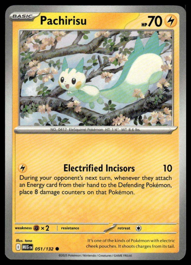 Pachirisu ME01: Mega Evolution 051/132 Normal NM