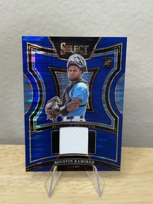 2025 Select Selective Swatches Agustin Ramirez Blue Pulsar - Miami Marlins RC