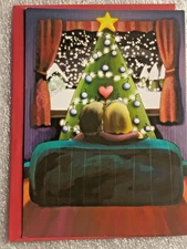 CHRISTMAS CARD RECYCLED PAPER GREETINGS "YOU'RE .."MY FAVORITE PART OF...