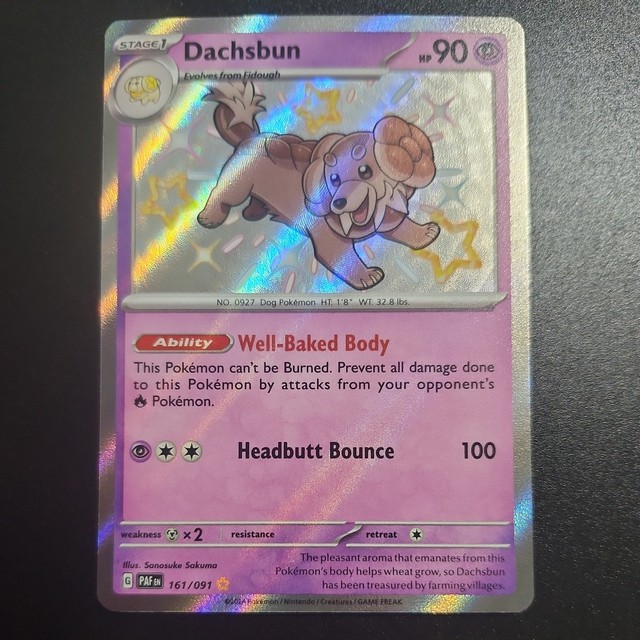 Dachsbun #161 (Paldean Fates (2024))