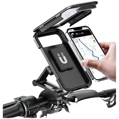 Adjustable 360° Rotating Bike Phone Holder Waterproof Motorcycle Mount