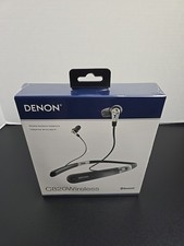 🔥DENON Premium Sound Wireless Neckband Bluetooth Headphones AH-C820W NEW SEALED
