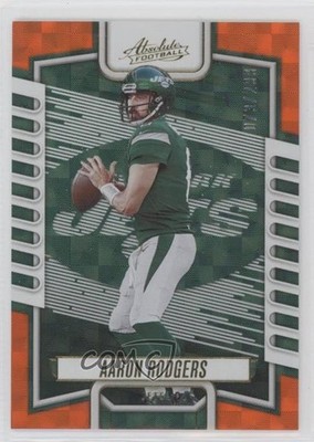 2023 Panini Absolute Orange Mosaic 73/299 Aaron Rodgers #13 0c6