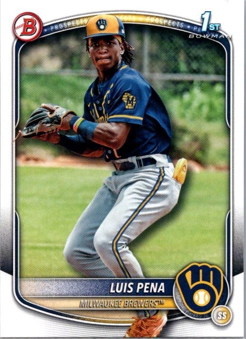2025 Bowman - Prospects Luis Pena #BP-38 (RC)