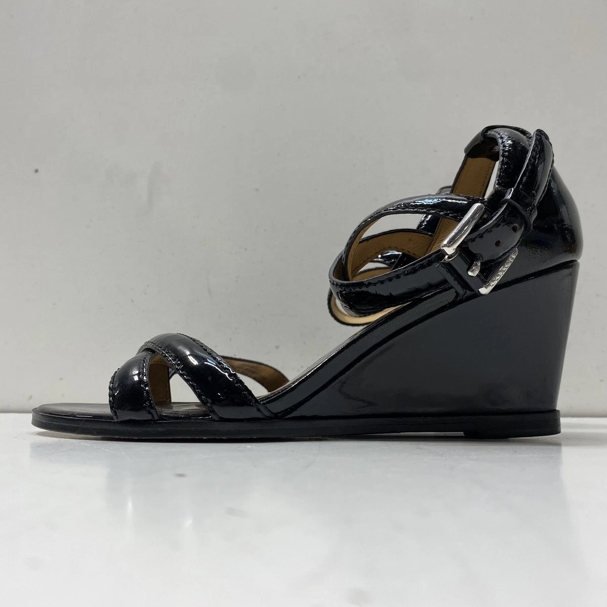 Coach Wedge High (3-3.9 in) Heel Height Sandals for Women for sale