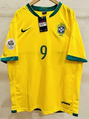 Ronaldo Nazario O Fenômeno Brazil World Cup Germany 2006 Soccer Home Jersey
