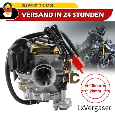 18MM Motorrad Vergaser für Rex RS 400/RS 450/RS 460/GY6 50/GY6 50cc Roller/Moped