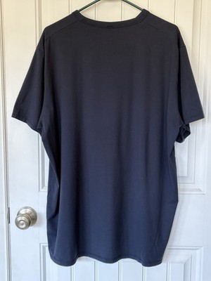 Lululemon Fundamental T-shirt Mens Navy Blue Sz XXL Athletic Workout