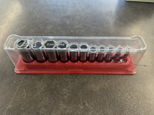 Snap-on Pakty237 11pc 38 Drive Deep Socket Set 14 - 78 With Magnetic Tray