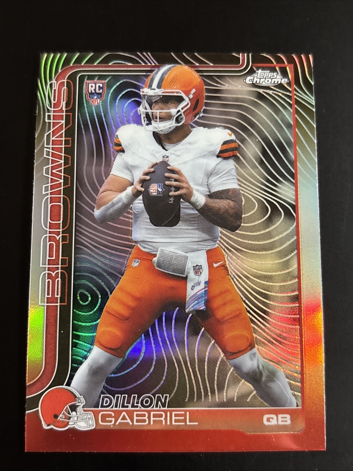 2025 Topps Chrome Dillon Gabriel (RC) Etch Variation SP Rookie #317 Browns 🔥