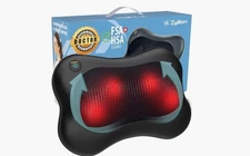 Zyllion Shiatsu Back and Neck Massager with Heat - 3D Electric Kneading Deep ...