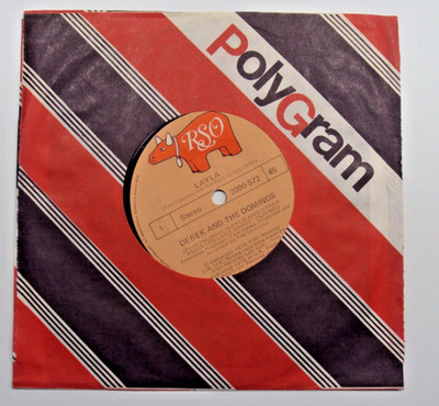 Eric Clapton/Derek & the Dominos - Layla - NZ 7'' Vinyl Single,Tested, Free S/H