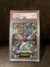CJ Stroud 2023 Select Die Cut Zebra Prizm Rookie RC #41 PSA 10 Pop 59