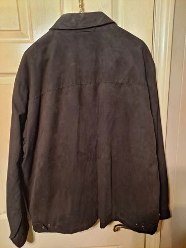 Weatherproof Men's Black Zip Front Lined Jacket- XL Polyester Shell (super soft) image 2