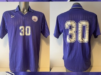 Al Ain FC UAE Shirt Erwachsene Large Puma Trikot Top Trikot Vintage 1990s 30 Lila