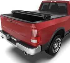 Quad-fold Soft Tonneau Cover For 8 Ft Ram Fleetside Bed Weatherproof Easy Quad-fold Soft Tonneau Cover For 8 Ft Ram Fleetside Bed Weatherproof Easy
