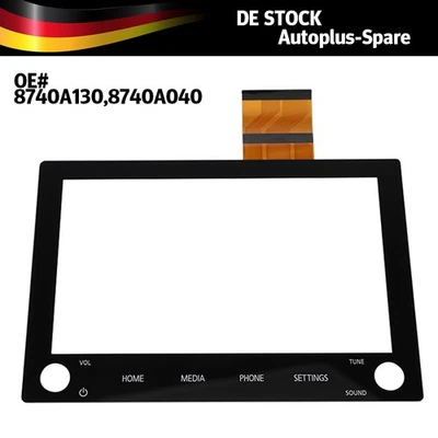 8"  2 Knöpfe Radio Navigation Touchscreen Digitizer  DE für Mitsubishi Outlander - Bild 1 von 4