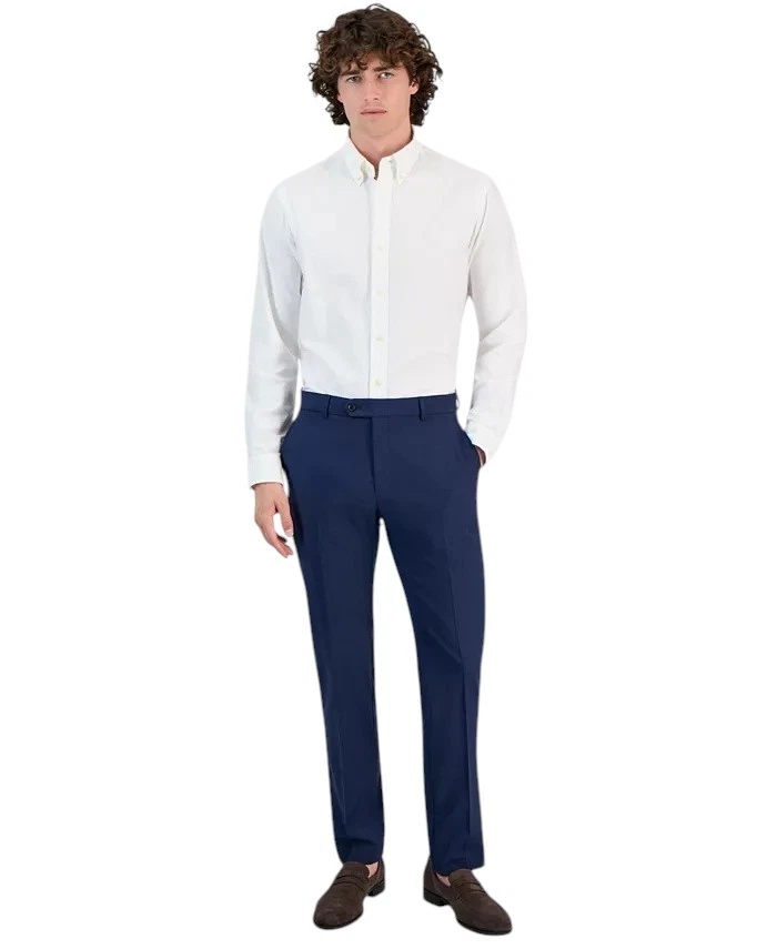 Tommy Hilfiger Mens Modern fit Dress Pants 38 / 30 Navy Blue Solid
Opens in a new window or tab