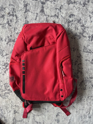 Nike Elite Pro 32L Basketball Backpack - Red, One Size