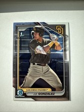 2024 Bowman - Chrome Prospects J.D. GONZALEZ #BCP-111 1st Bowman