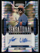 2025 Panini Prizm Sensational Signatures Jett Williams Pulsar Prizm Auto 092/199